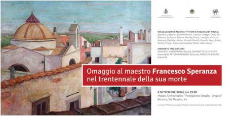 Pittori e Paesaggi di Puglia - Omaggio a Francesco Speranza