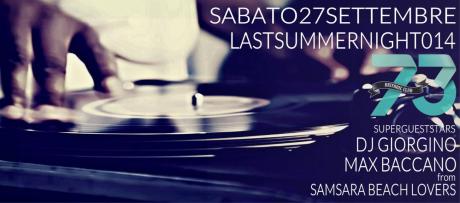 Last Summer Night Gruppo Yachting al Club 73