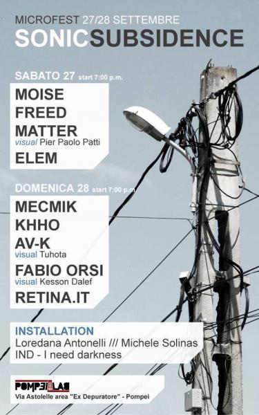 Sonicsubsidence - Microfest