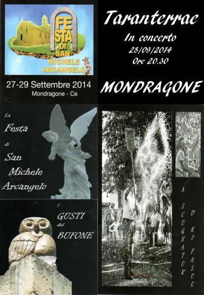 Taranterrae  e la Festa di San Michele Arcangelo di Mondragone 2014