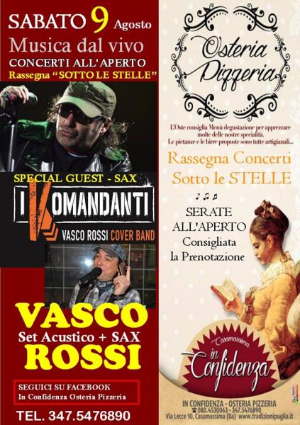 Notte di San Lorenzo - omaggio a Vasco Rossi