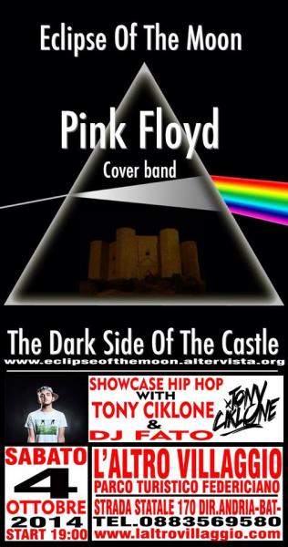 Pink Floyd Night "The Dark Side Of The Castle"...All'Altro Villaggio - Eclipse Of The Moon In Concert