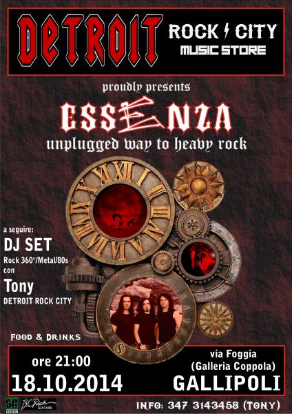 Essenza - unplugged way to heavy-rock