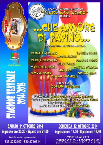 Che Amore di Papino - Commedia Brillante in 2 Atti