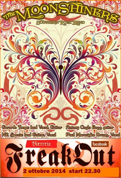 I Moonshiners in Concerto alla Birreria Freak Out