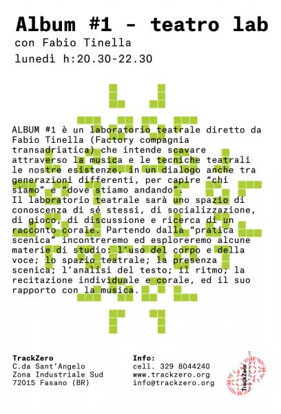 ALBUM #1 – TEATRO LAB di Fabio Tinella
