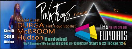 30/10 DURGA Mc BROOM (Hudson) Pink Floyd vocalist & The Floydians in concerto al Nordwind