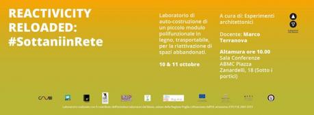 Reactivicity Reloaded | #SottaninRete: autocostruire in legno