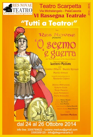 commedia 'O scem e guerra