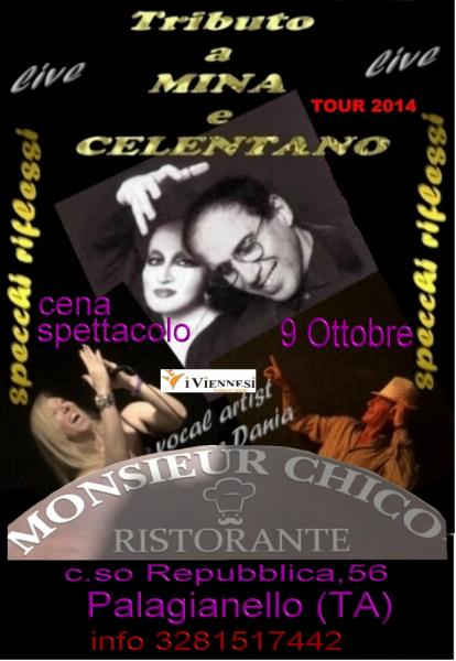 Cena Spettacolo Cover MINA&CELENTANO