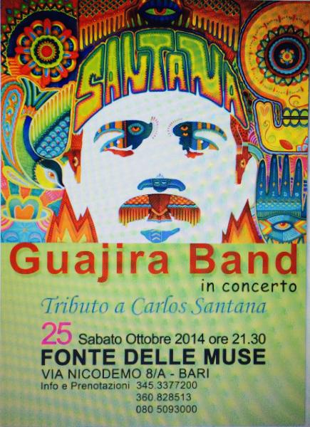 Fonte Delle Muse Art Club Cover Band  Santana Guajira