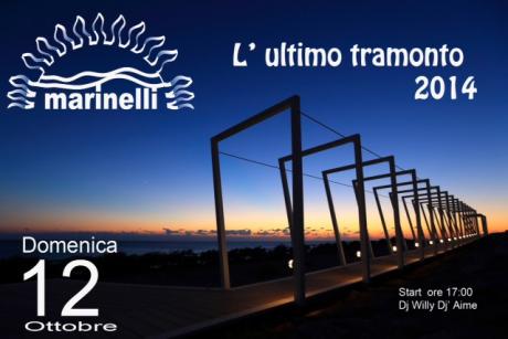 Ultimo tramonto a Bagni Marinelli