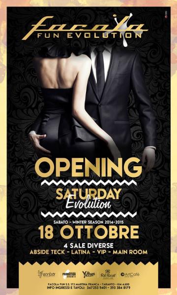 Facola Fun Evolution - Inaugurazione Sabato 18 Ottobre
