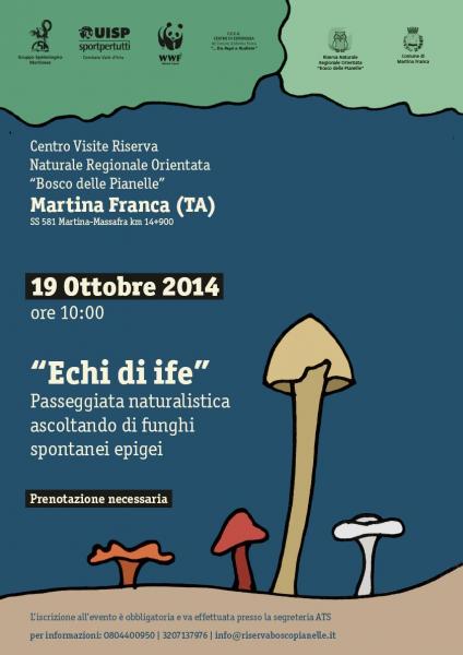 Echi di Ife: Passeggiata naturalistica ascoltando di Funghi Epigei Spontanei