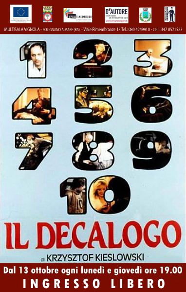 IL DECALOGO di Krzysztof Kieslowski