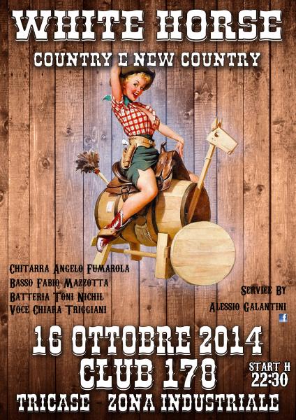 White Horse Country Band al Club 178 - Tricase