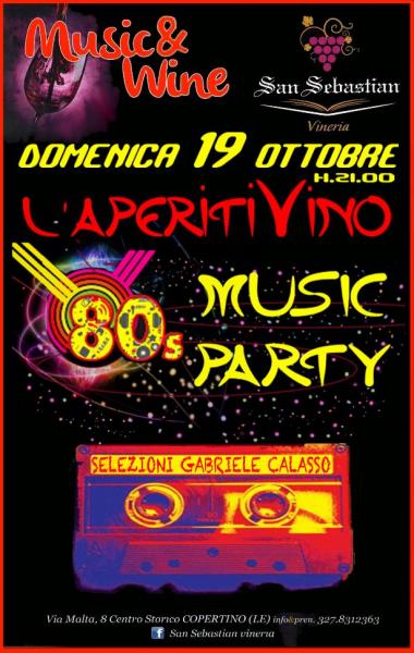L'AperitiVino 80' music party