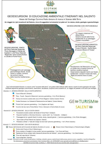 Geoescursioni nel Salento per le scuole