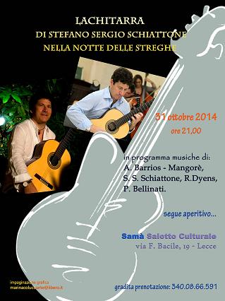 Concerto 'Nelle notte delle streghe la chitarra di Stefano Sergio Schiattone'