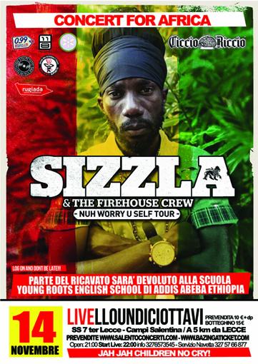 SIZZLA – Kalonji venerdì 14 novembre LIVE