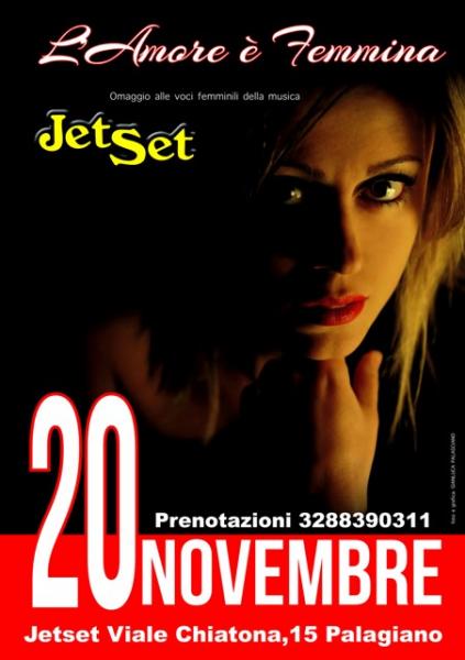 L'amore e' Femmina live jetset palagiano