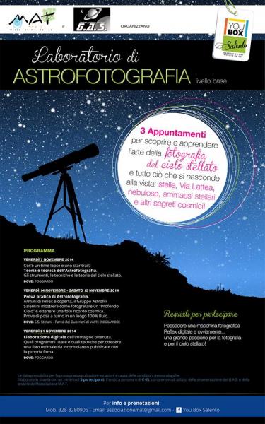 Laboratorio di Astro-Fotografia