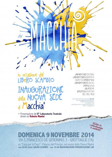 Inaugurazione nuova sede + LIBeRO SCAMBIO