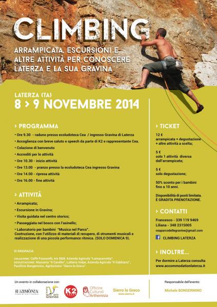 Climb in Laterza