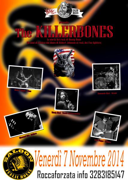 Killerbones live Saloon Public House