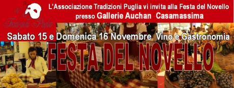 Festa del vino novello presso “Gallerie Auchan”