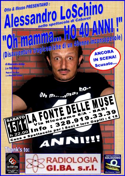 Oh mamma...HO 40 ANNI!