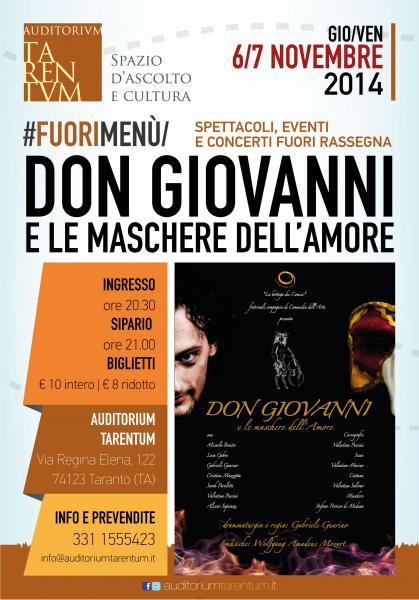 Don Giovanni e le Maschere dell'Amore