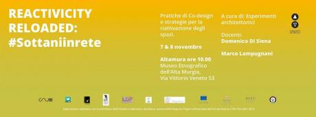 Reactivity Co design: Kit riattivazione per spazi urbani