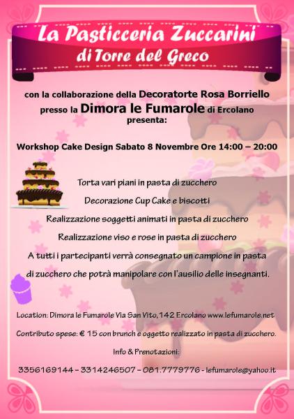 Workshop Cake Design