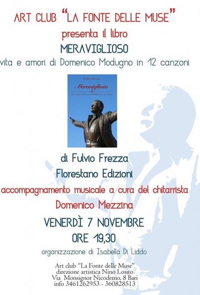 La Fonte Delle Muse Presentazione del Libro "Meraviglioso"