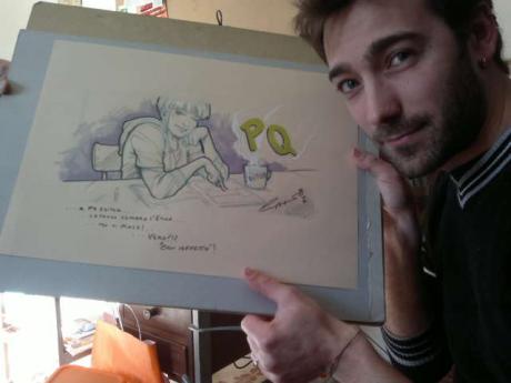 Aversa a fumetti: alla CreativArt School sale in cattedra Emilio Laiso