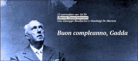Buon compleanno, Gadda