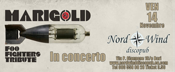 FOO FIGHTERS TRIBUTE con i MARIGOLD al Nordwind discopub