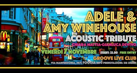 Adele & AmyWinehouse Acoustic Tribute