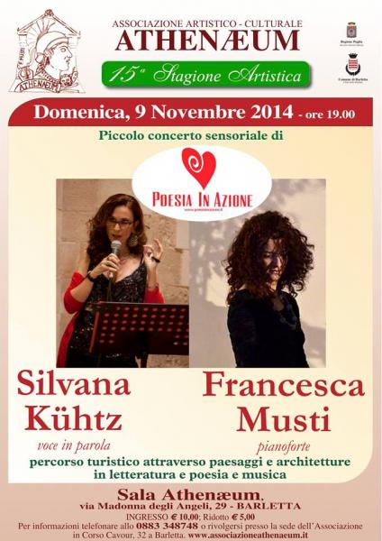 CONCERTO SENSORIALE di Poesia in Azione - le parole sono pietre ma anche no