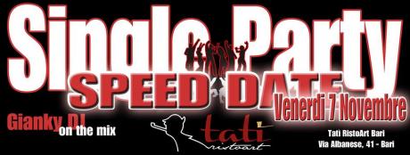 SINGLE PARTY x Adulti con Speed Date