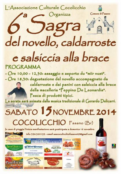 6^ Sagra del novello, caldarroste e salsiccia alla brace
