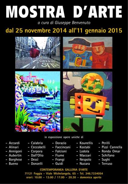 Mostra D'arte, dal 25 novembre al 11 gennaio 2015