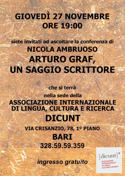 Arturo Graf, un Saggio Scrittore