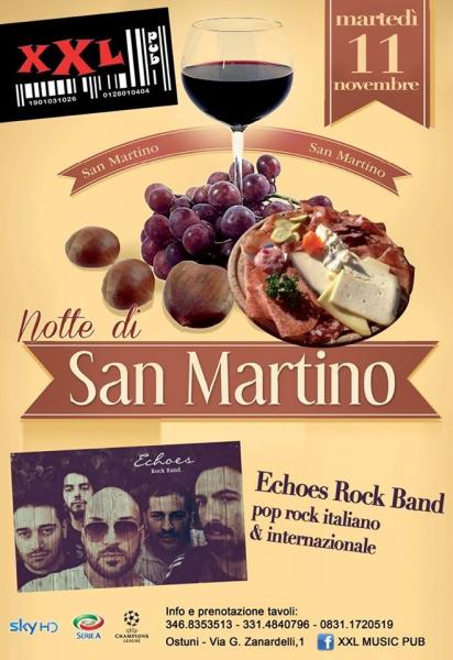 Notte di San Martino Novello e Castagne con gli Echoes