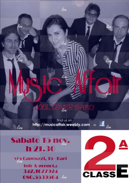 MUSIC AFFAIR live al 2^ Classe