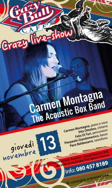 Concerto di Carmen Montagna & The Acoustic Box Band