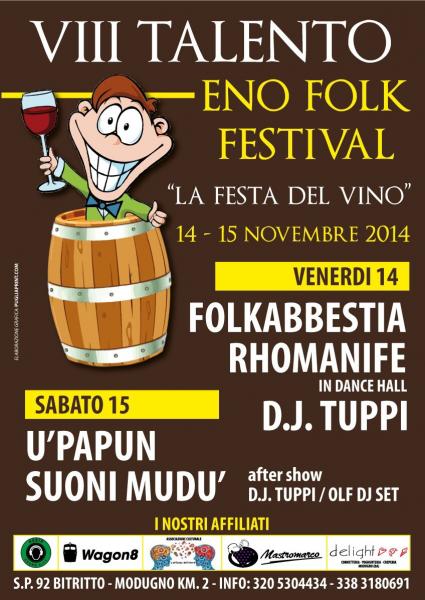 ENO FOLK FESTIVAL "La festa del vino"