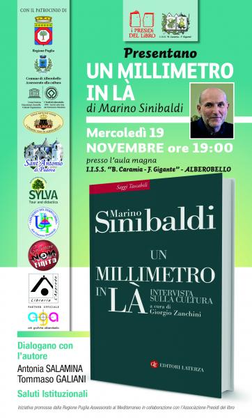Marino Sinibaldi Presenta "un Millimetro in La' " Intervista Sulla Cultura
