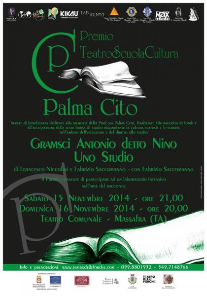 "GRAMSCI Antonio detto Nino" - Premio Palma Cito 2014